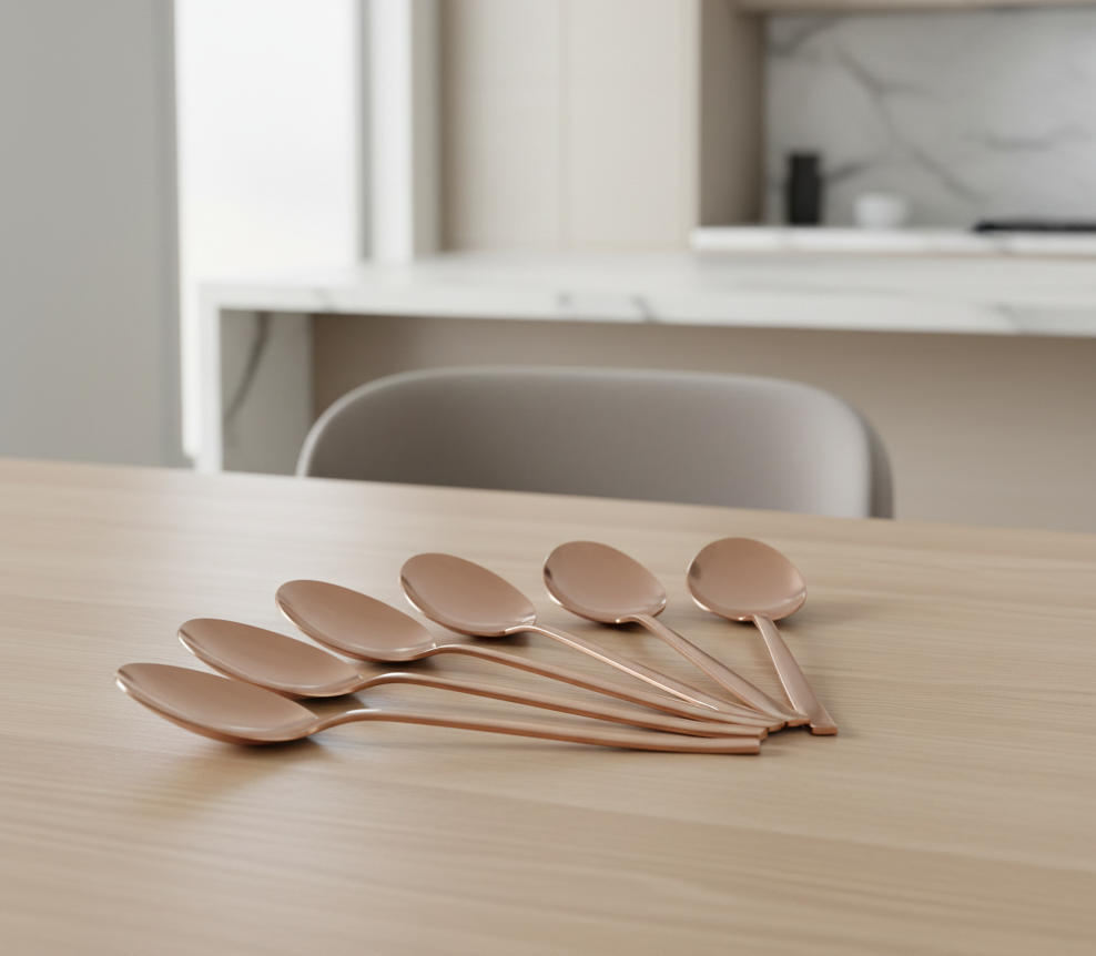 Multifunctional Stainless Steel Spoon – Serrated Spoon for Easy Digging & Slicing