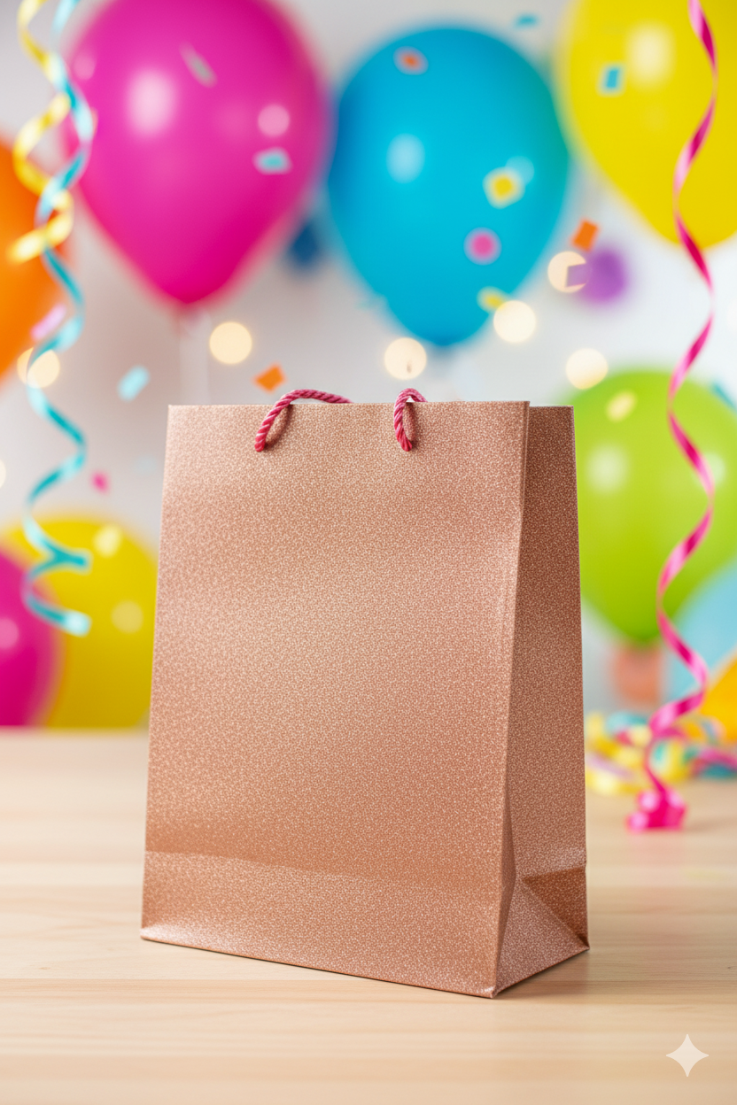 Premium Glitter Paper Bag