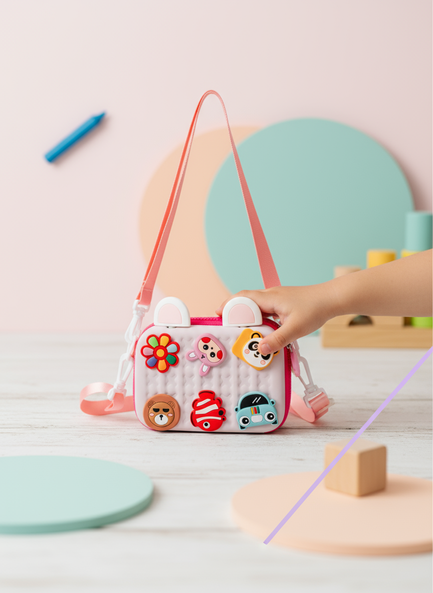 Vibrant Cartoon & Floral Kids Bags